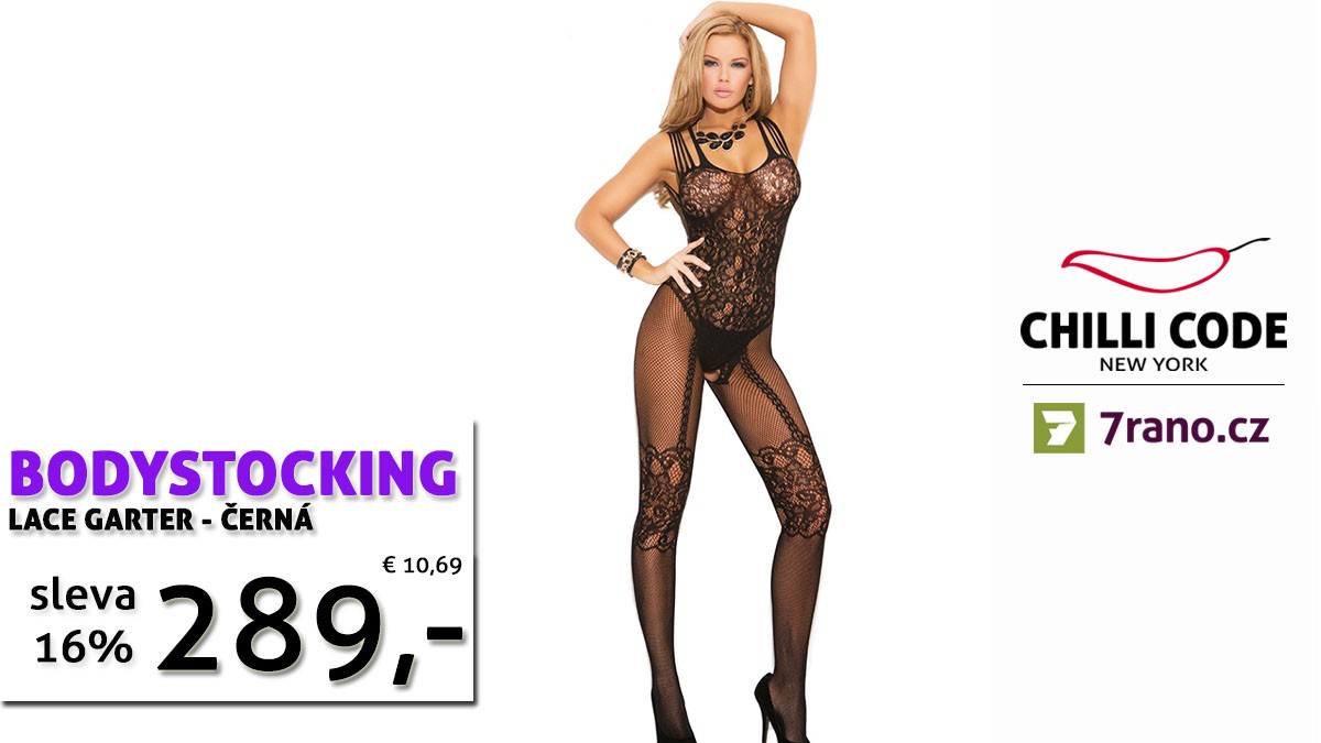 Aktuální akce - Celotělové punčochy Bodystockings Lace Garter se slevou 16%